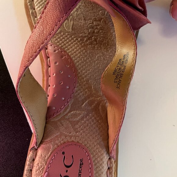 BØRN Pink Flower Sandals - Size 9 - Picture 4 of 8